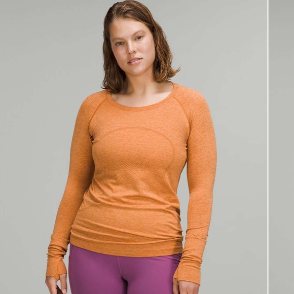 lululemon athletica Tops - Lululemon Swiftly Tech Long Sleeve Shirt 2.0
Butternut Brown / Warm Apricot